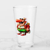 Faschingsprinz Graf Nase - Fasching Karneval Glas (Vorderseite)