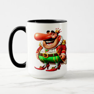 Faschingsprinz lange Nase - Fasching Karneval Tasse