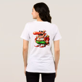 Faschingsprinz mit langer Nase - Fasching Karneval Tri-Blend Shirt (Rückseite voll)