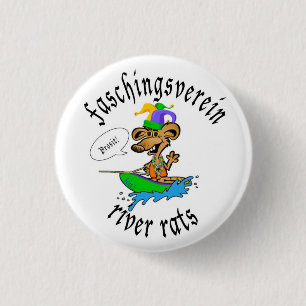Faschingsverein Fluss-Ratte Button