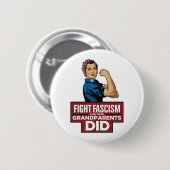 Faschismus bekämpfen wie deine Großeltern Button (Vorne & Hinten)