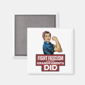 Faschismus bekämpfen wie deine Großeltern Magnet (Vorderseite/Rückseite)