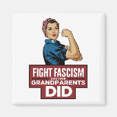 Faschismus bekämpfen wie deine Großeltern Magnet (Vorne)
