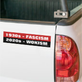 Faschismus der 1930er Jahre, Wokismus der 2020er J Autoaufkleber (Auf Lkw)