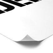 Faschismus ist nicht zu diskutieren poster (Ecke)