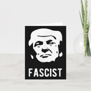 Faschist Anti-Trump Karte