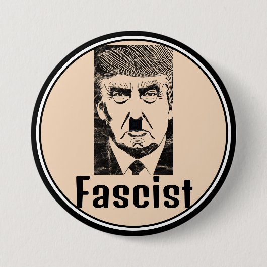Faschist Trump Button (Vorderseite)