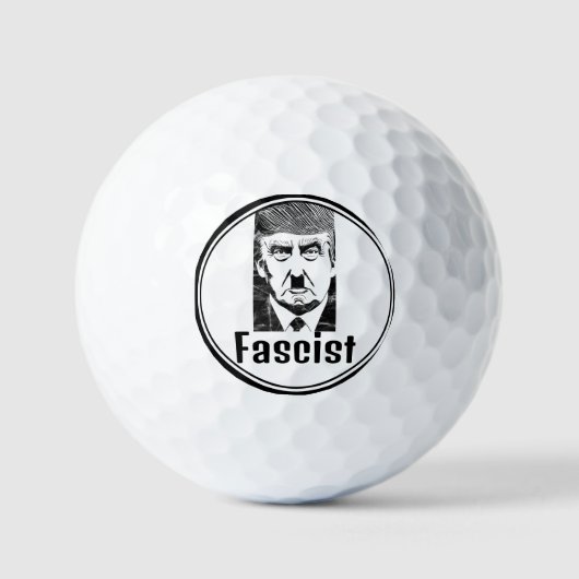 Faschist Trump Golf Ball (Vorderseite)