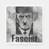 Faschist Trump Paper Napkin Serviette (Vorderseite)