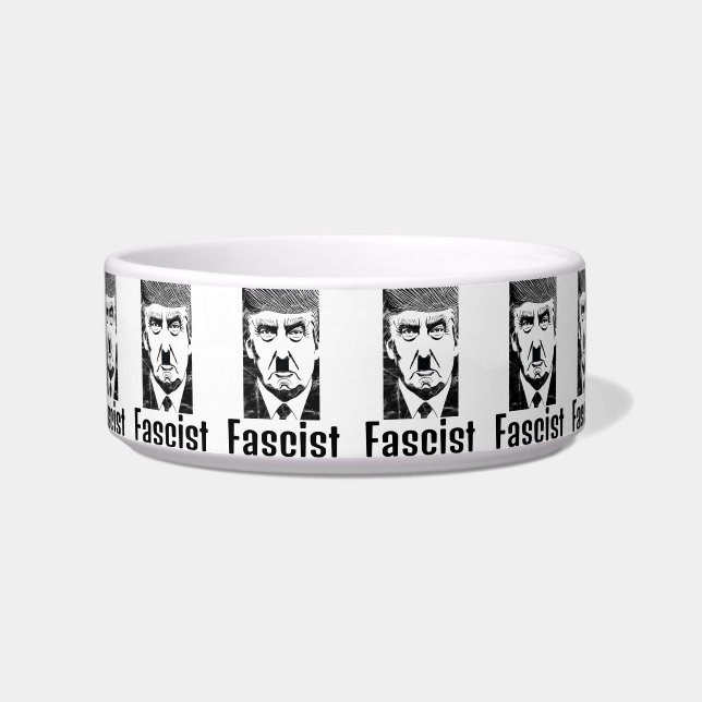 Faschist Trump Pet Bowl Napf (Vorderseite)