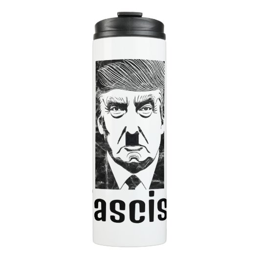 Faschist Trump Thermal Tumbler Thermosbecher (Vorderseite)