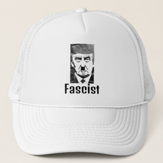 Faschist Trump Trucker Hat Truckerkappe (Vorderseite)