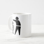 Faschisten ausschließen kaffeetasse (Vorderseite Links)