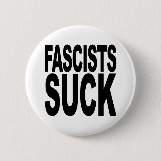 Faschisten sind zum Kotzen Button (Vorderseite)