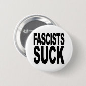 Faschisten sind zum Kotzen Button (Vorne & Hinten)