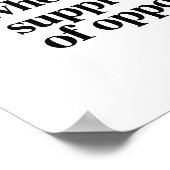 Faschistische Definition - Ein Politiker, der uns  Poster (Ecke)