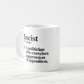 Faschistische Definition Kaffeetasse (Vorderseite Links)