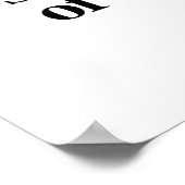 Faschistische Definition Poster (Ecke)