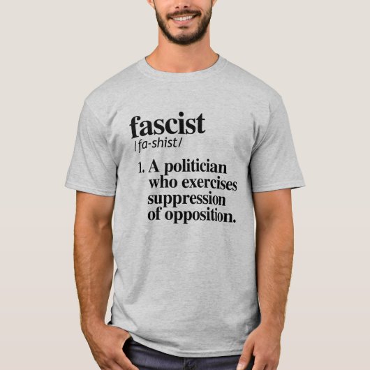 Faschistische Definition T-Shirt (Vorderseite)