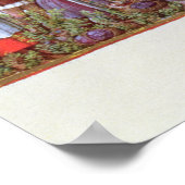 Fascimile des September: Weinlese Poster (Ecke)