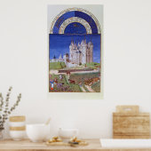 Fascimile des September: Weinlese Poster (Küche)