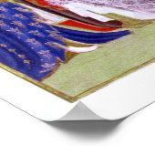 Fascimile von April" Poster (Ecke)