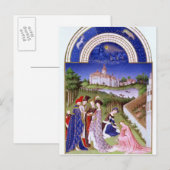 Fascimile von April" Postkarte (Vorne/Hinten)