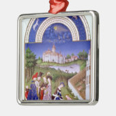 Fascimile von April Silbernes Ornament (Links)