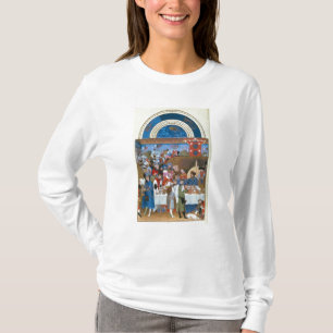 Fascimile von Januar: Bankettszene T-Shirt