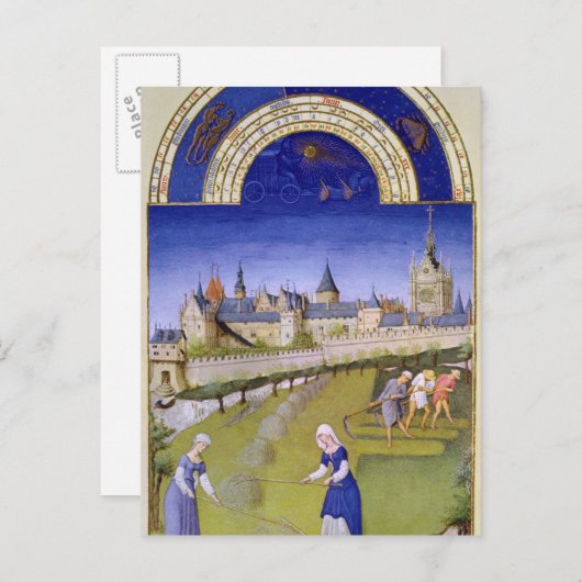 Fascimile von Juni: Hejmaking Postkarte (Vorne/Hinten)