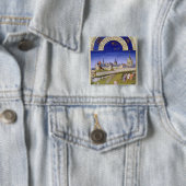 Fascimile von Juni: Heuernte Button (Beispiel)