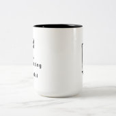 Fascinating F - Personalisierter Luxus-Lob Tasse (Mittel)