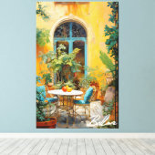 Fascination, by artist Bella Catza Leinwanddruck (Insitu (Holzboden))