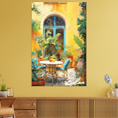 Fascination, by artist Bella Catza Leinwanddruck (Insitu (Wohnzimmer))