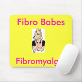 Faser Babys, Fibromyalgia Mousepad (Mit Mouse)