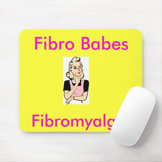 Faser Babys, Fibromyalgia Mousepad (Mit Mouse)
