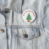 Faser Baum-WeihnachtsButton Button (Beispiel)