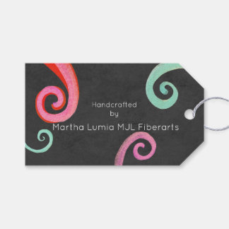 Faser-Kunst-Tags Geschenkanhänger