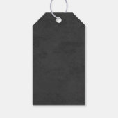 Faser-Kunst-Tags Geschenkanhänger (Rückseite)