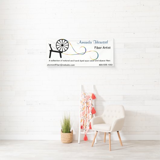 Faser-Künstler-Handwerks-Show-Fahne Banner (Insitu)