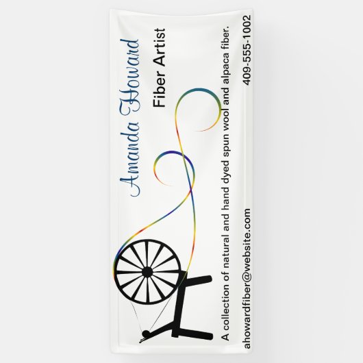 Faser-Künstler-Handwerks-Show-Fahne Banner (Vertikal)