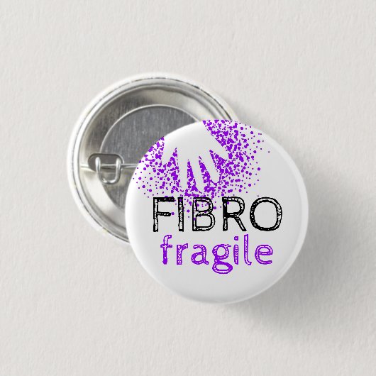 Faser zerbrechliches - unsichtbares button (Vorne & Hinten)