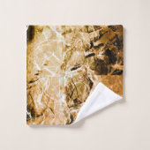 Fasergewebe im seltenen Alter und Schmutz oder Bre Badhandtuch Set (Waschlappen)