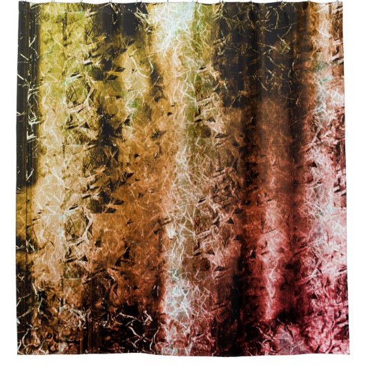 Fasergewebe im seltenen Alter und Schmutz oder Bre Duschvorhang (Vorderseite)