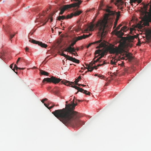 Fasergewebe im seltenen Alter und Schmutz oder Bre Fleecedecke (Ecke)