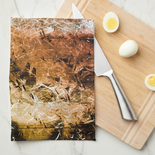 Fasergewebe im seltenen Alter und Schmutz oder Bre Geschirrtuch (Viertel Falte)