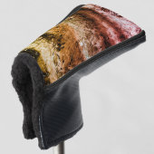 Fasergewebe im seltenen Alter und Schmutz oder Bre Golf Headcover (3/4 Vorderseite)