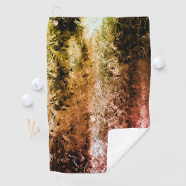 Fasergewebe im seltenen Alter und Schmutz oder Bre Golfhandtuch