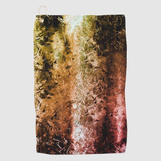 Fasergewebe im seltenen Alter und Schmutz oder Bre Golfhandtuch (Vorderseite)