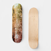 Fasergewebe im seltenen Alter und Schmutz oder Bre Skateboard (Vorderseite)